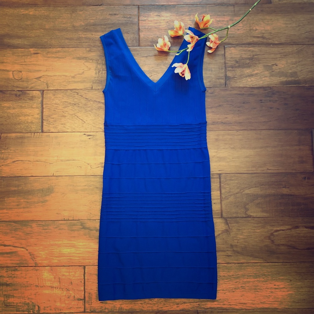Level 3 Blue Mini Dress, Size Small.